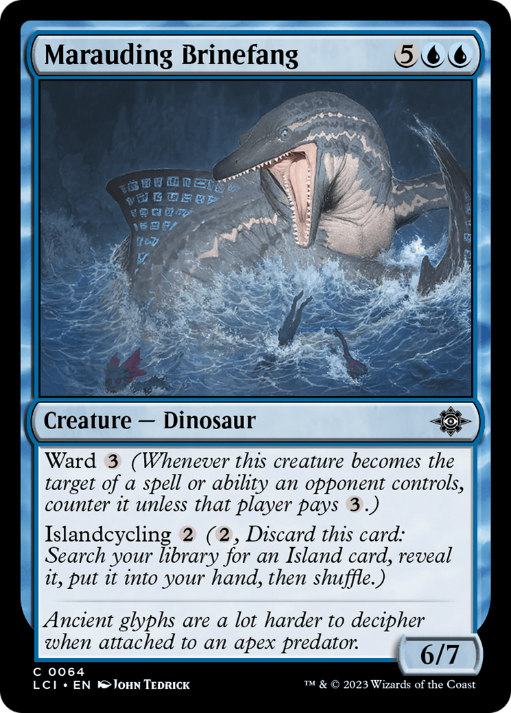 Image of Marauding Brinefang (LCI-064) - The Lost Caverns of Ixalan