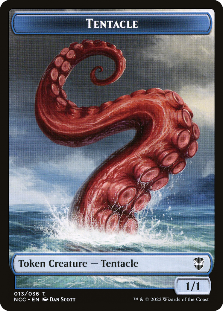 Image of Tentacle (TNCC-013) - New Capenna Commander Tokens Foil