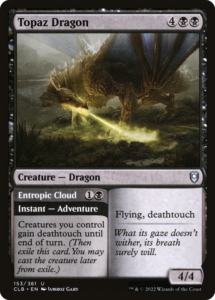 Image of Topaz Dragon (CLB-153) - Commander Legends: Battle for Baldur's Gate