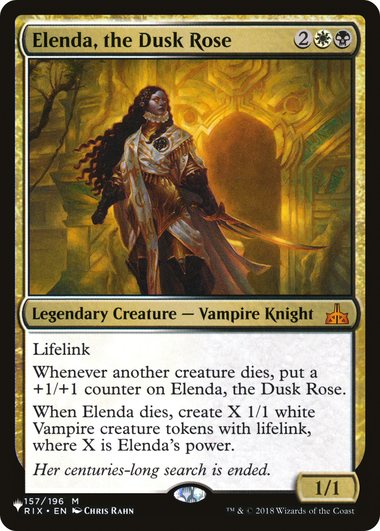 Image of Elenda, the Dusk Rose (LIST-RIX-157) - The List