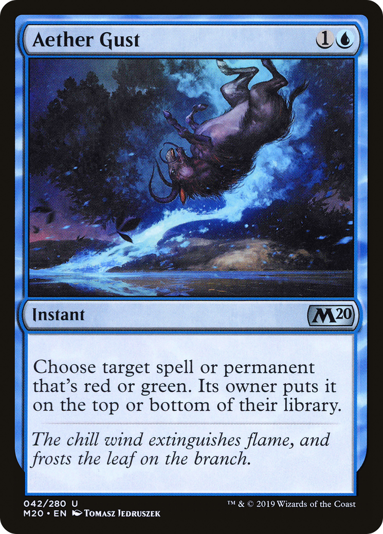 Image of Aether Gust (M20-042) - Core Set 2020 Foil