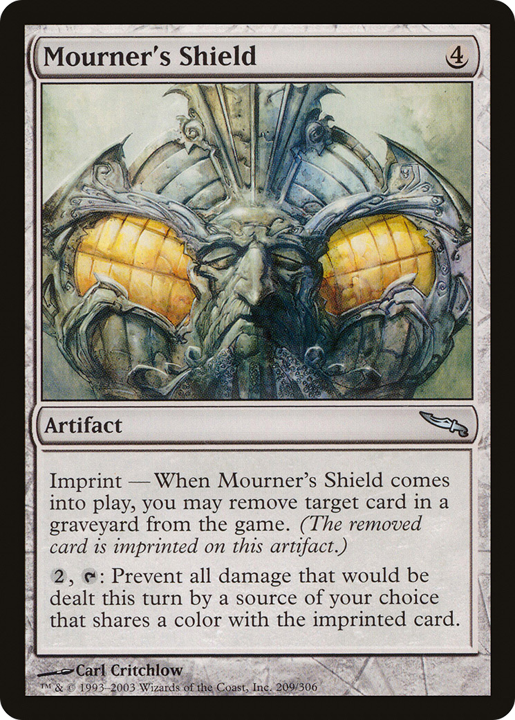 Image of Mourner's Shield (MRD-209) - Mirrodin Foil