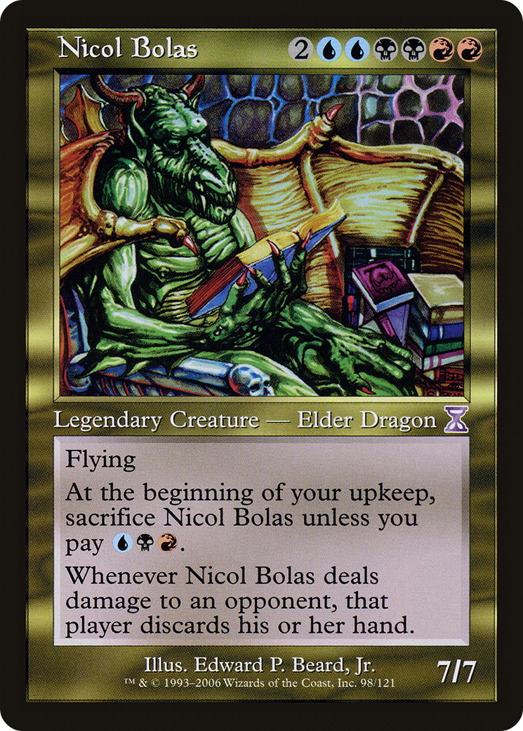 Image of Nicol Bolas (TSB-098) - Time Spiral Timeshifted