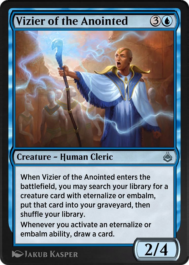 Image of Vizier of the Anointed (AKR-088) - Amonkhet Remastered