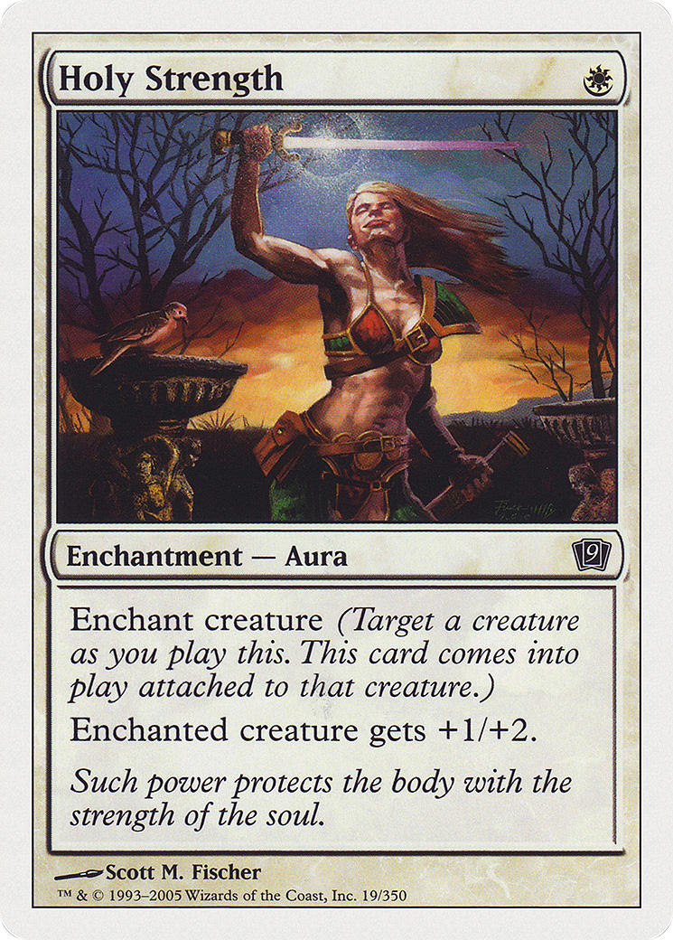 Image of Holy Strength (9ED-019) - 9th Edition