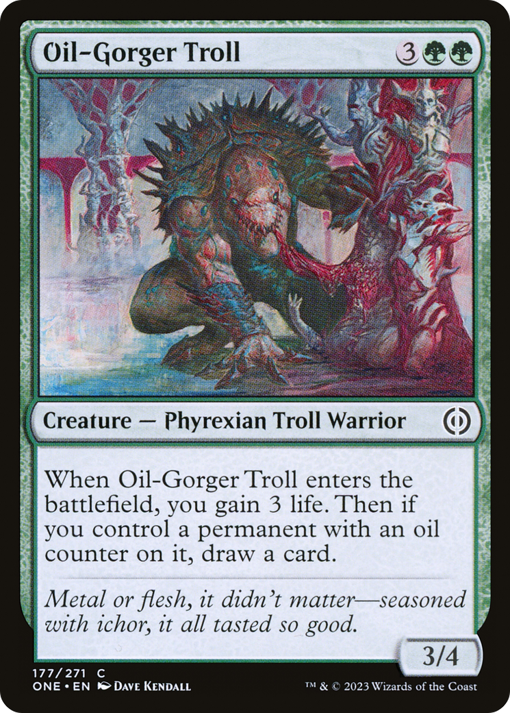 Image of Oil-Gorger Troll (ONE-177) - Phyrexia: All Will Be One