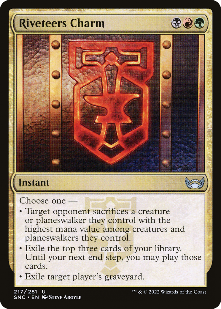 Image of Riveteers Charm (SNC-217) - Streets of New Capenna Foil