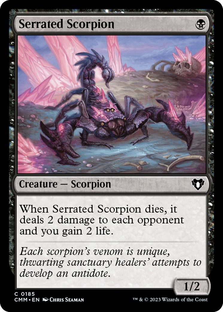 Image of Serrated Scorpion (CMM-185) - Commander Masters