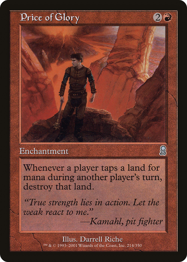 Image of Price of Glory (ODY-214) - Odyssey Foil