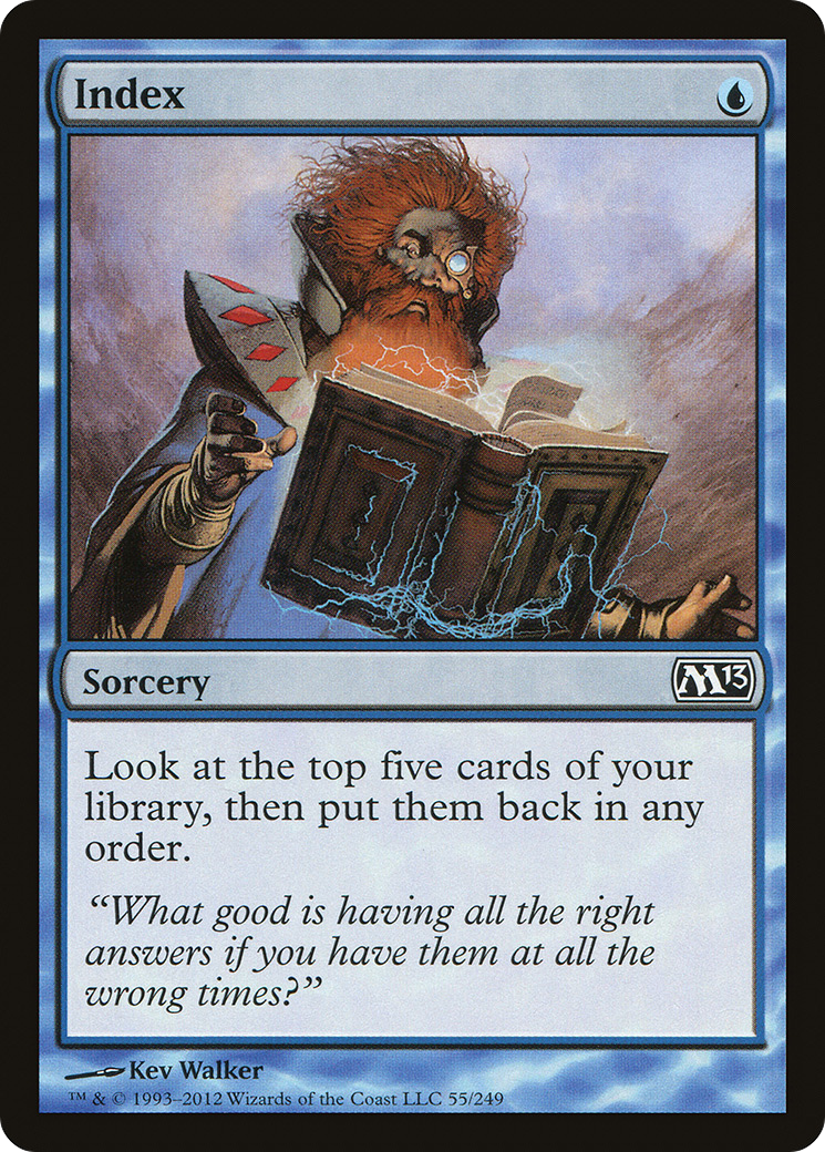 Image of Index (M13-055) - Magic 2013