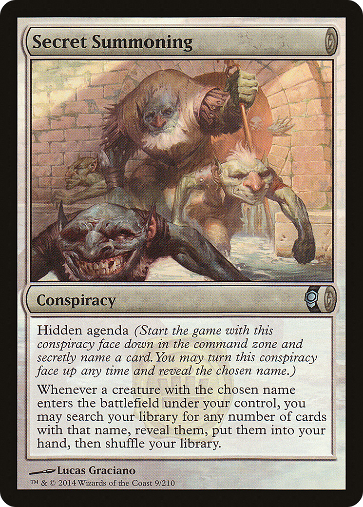 Image of Secret Summoning (CNS-009) - Conspiracy Foil