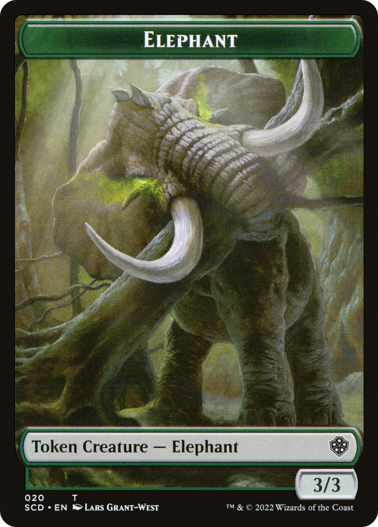 Image of Elephant (TSCD-020) - Starter Commander Deck Tokens Foil