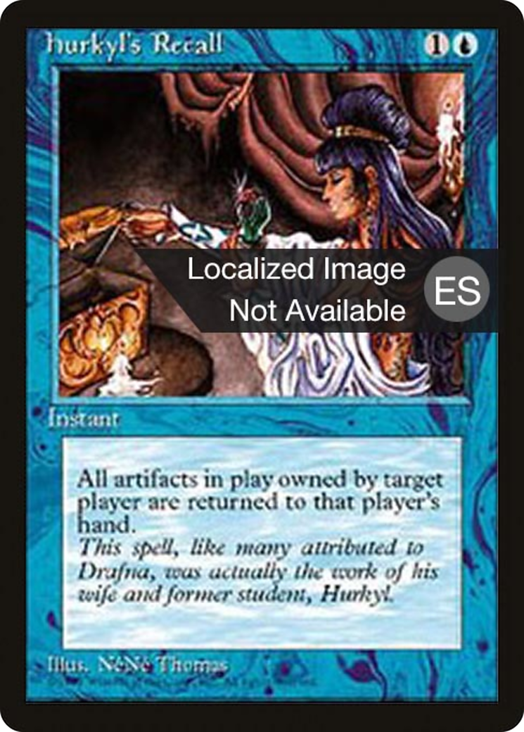 Image of Hurkyl's Recall (4BB-077) - Fourth Edition Foreign Black Border