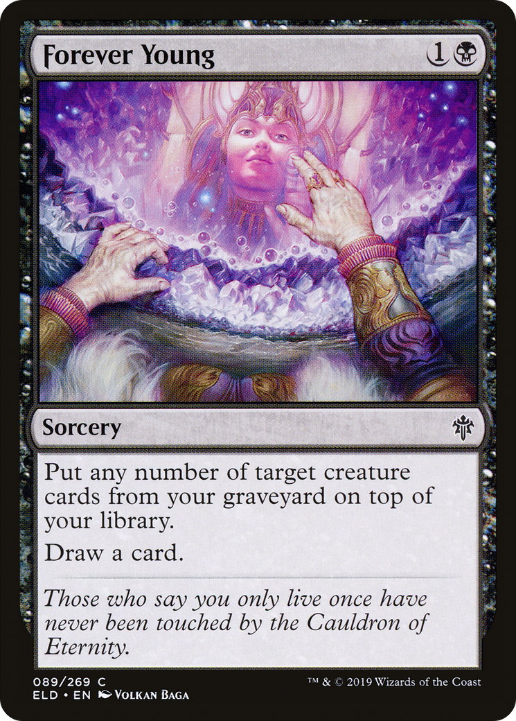 Image of Forever Young (ELD-089) - Throne of Eldraine Foil