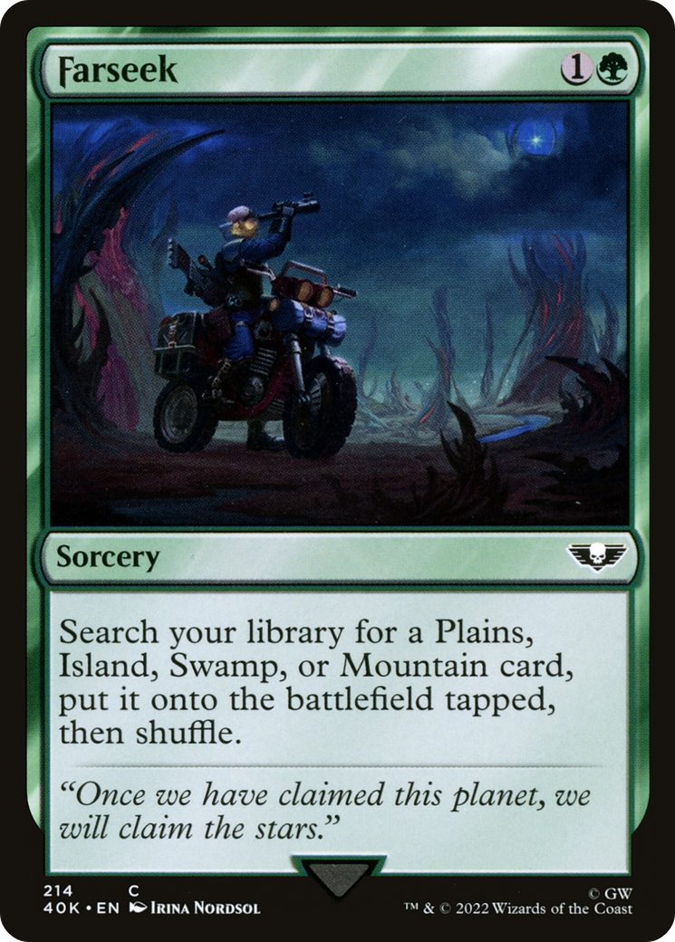 Image of Farseek (40K-214) - Warhammer 40,000 Commander Foil