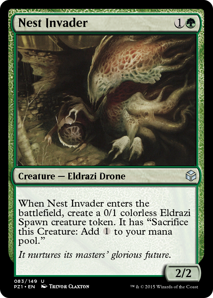 Image of Nest Invader (PZ1-083) - Legendary Cube Prize Pack Foil