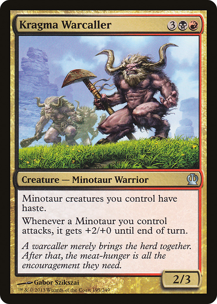 Image of Kragma Warcaller (THS-195) - Theros