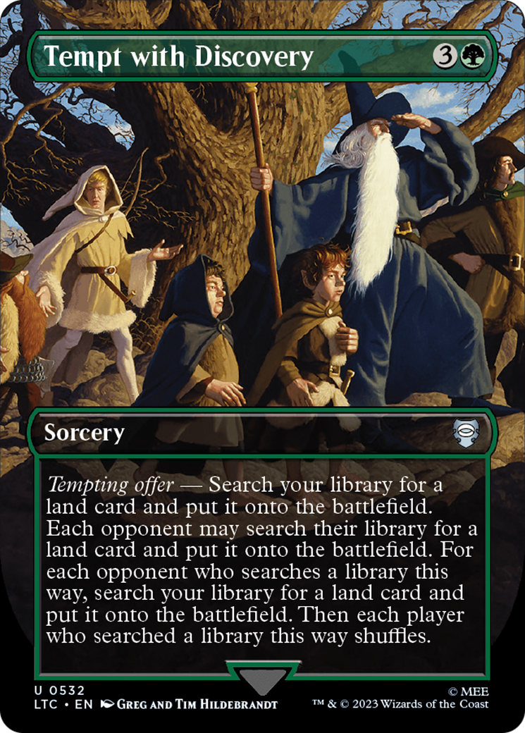 Image of Tempt with Discovery (Borderless) (LTC-532) - Tales of Middle-earth Commander (Borderless)