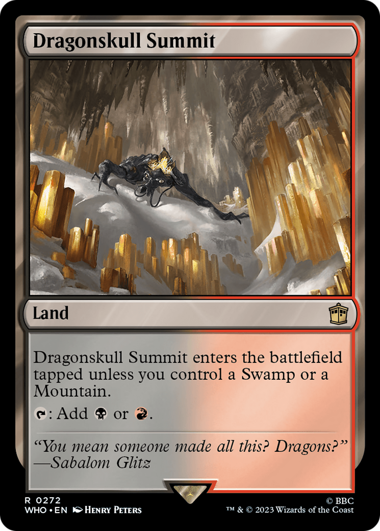 Image of Dragonskull Summit (WHO-272) - Doctor Who Foil