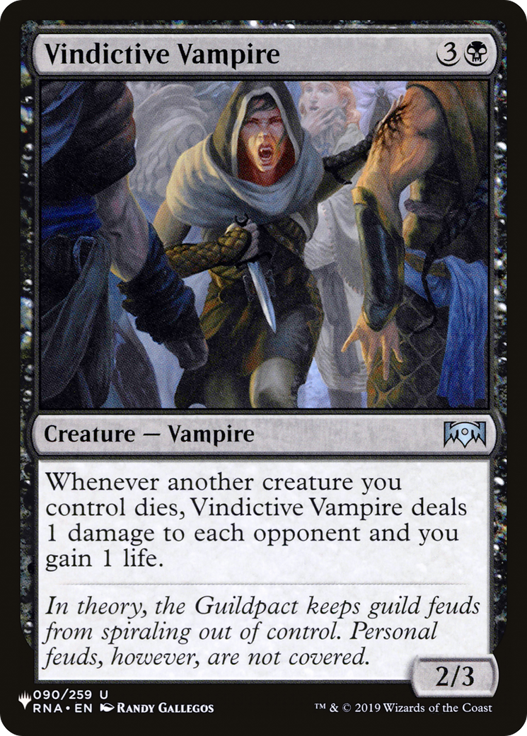 Image of Vindictive Vampire (LIST-RNA-90) - The List