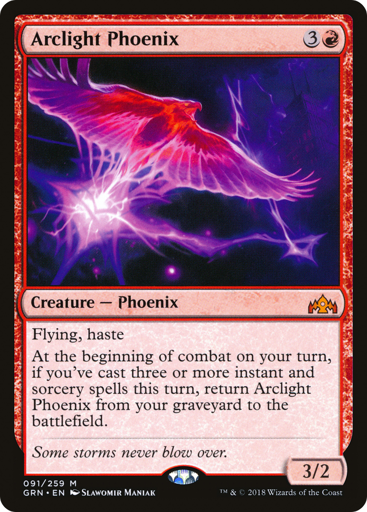 Image of Arclight Phoenix (GRN-091) - Guilds of Ravnica Foil