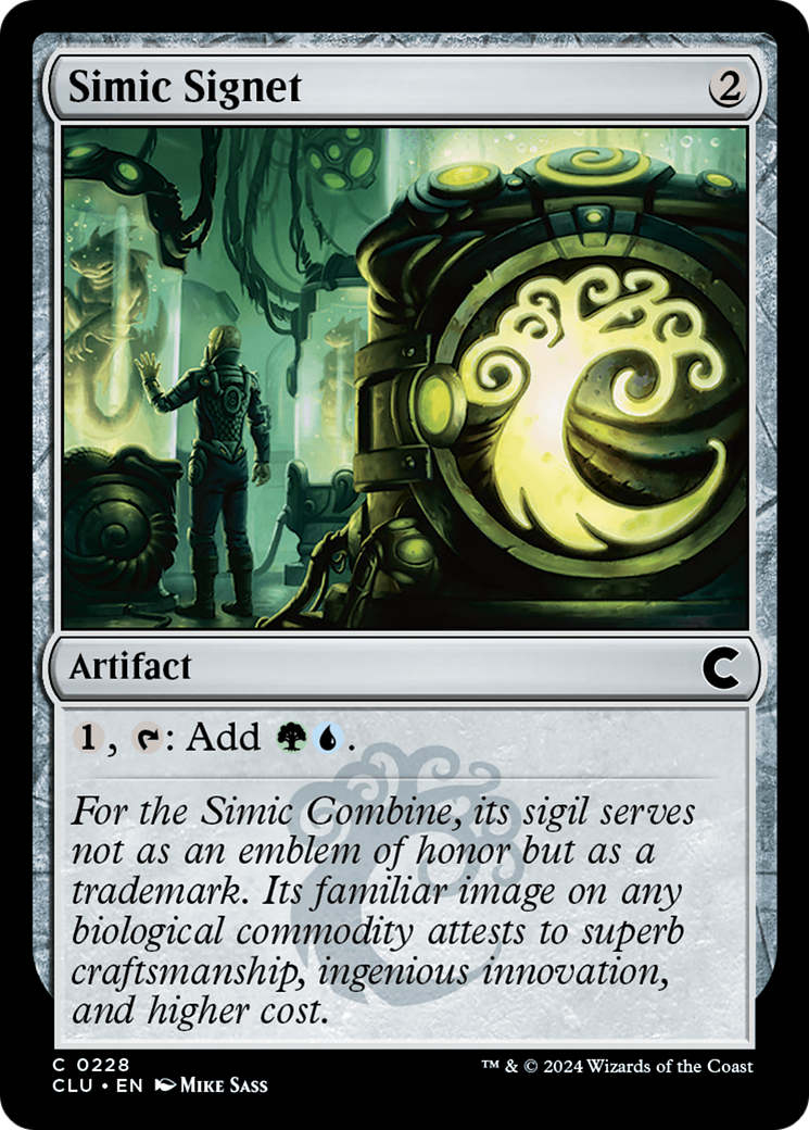 Image of Simic Signet (CLU-228) - Ravnica: Clue Edition