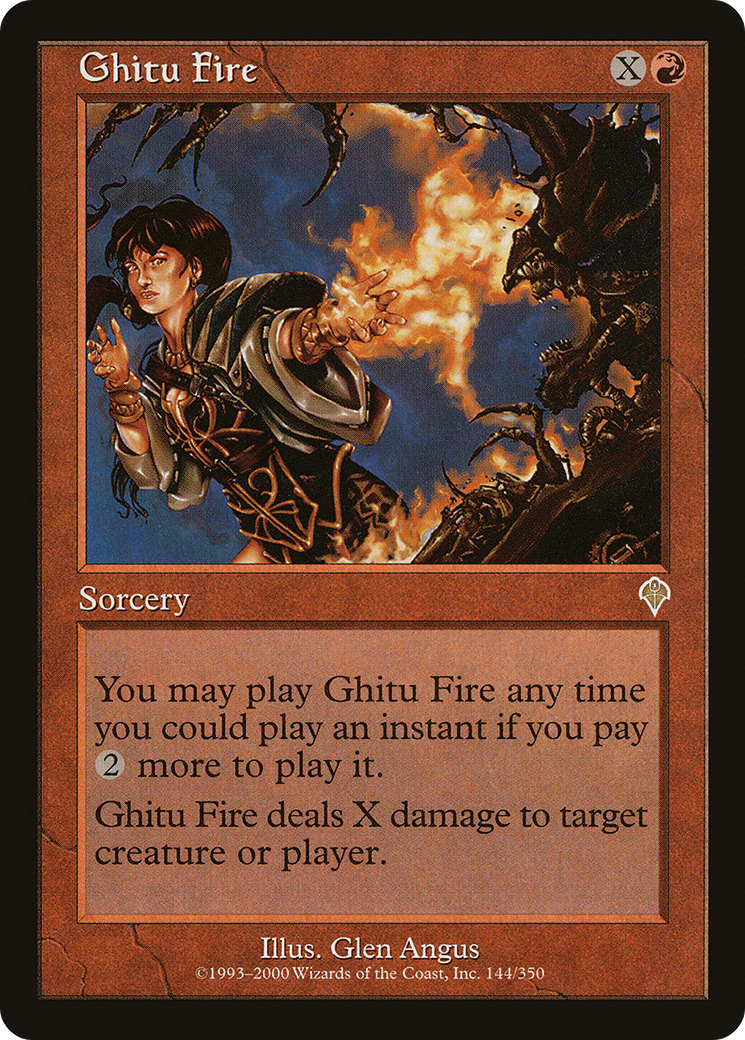 Image of Ghitu Fire (INV-144) - Invasion Foil