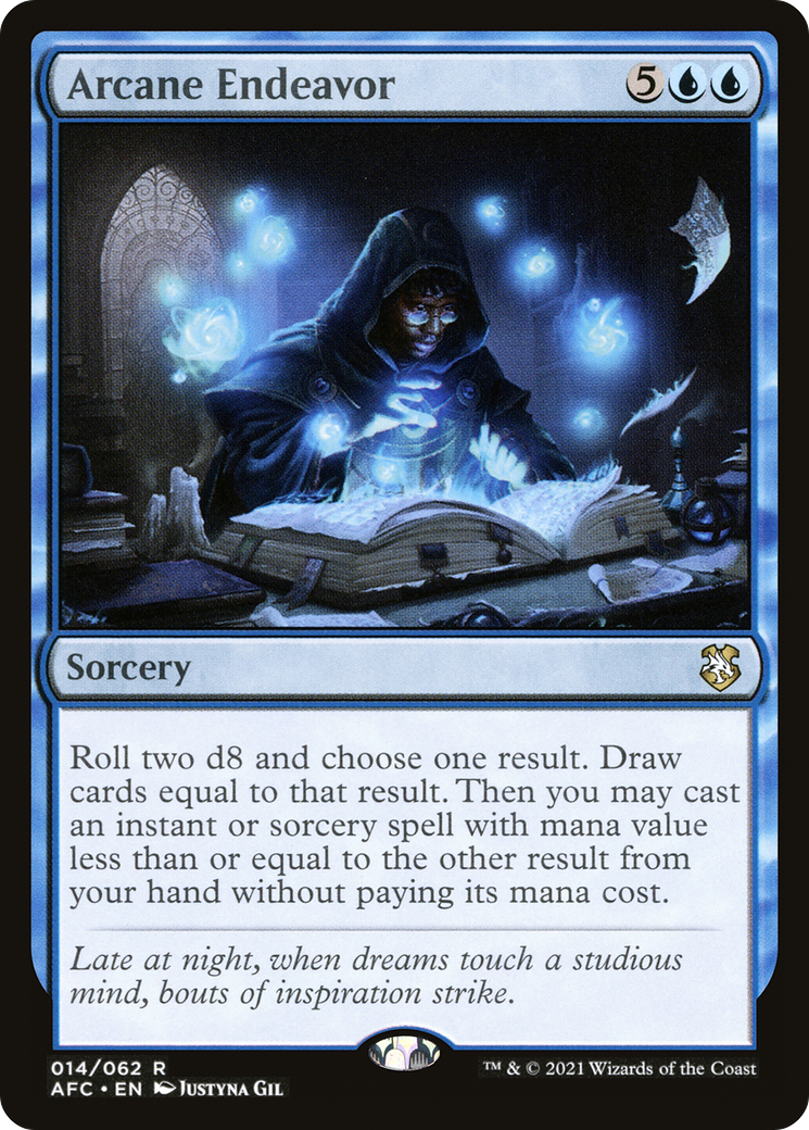 Image of Arcane Endeavor (AFC-014) - Forgotten Realms Commander