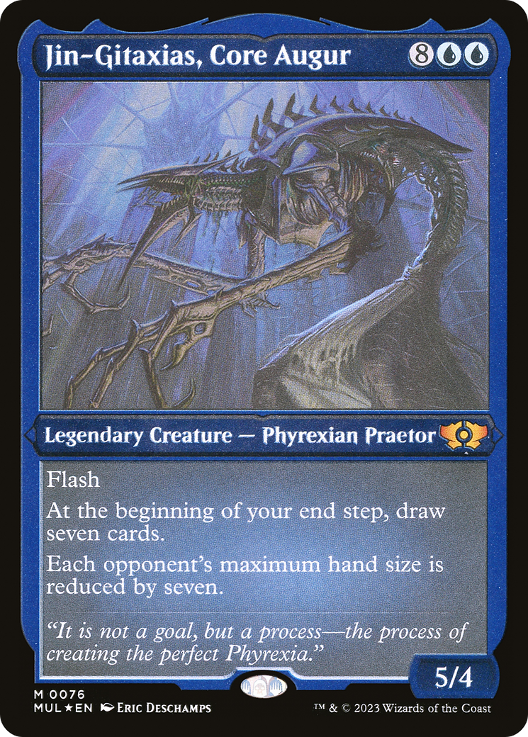 Image of Jin-Gitaxias, Core Augur (Foil Etched) (MUL-076) - Multiverse Legends Foil