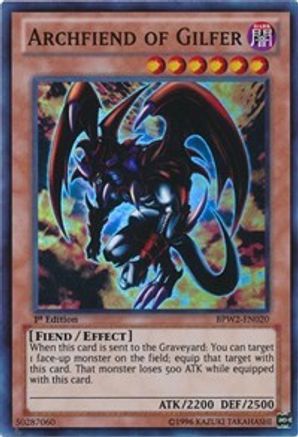 Image of Archfiend of Gilfer (BPW2-EN020) - Battle Pack 2: War of the Giants Round 2 1st Edition