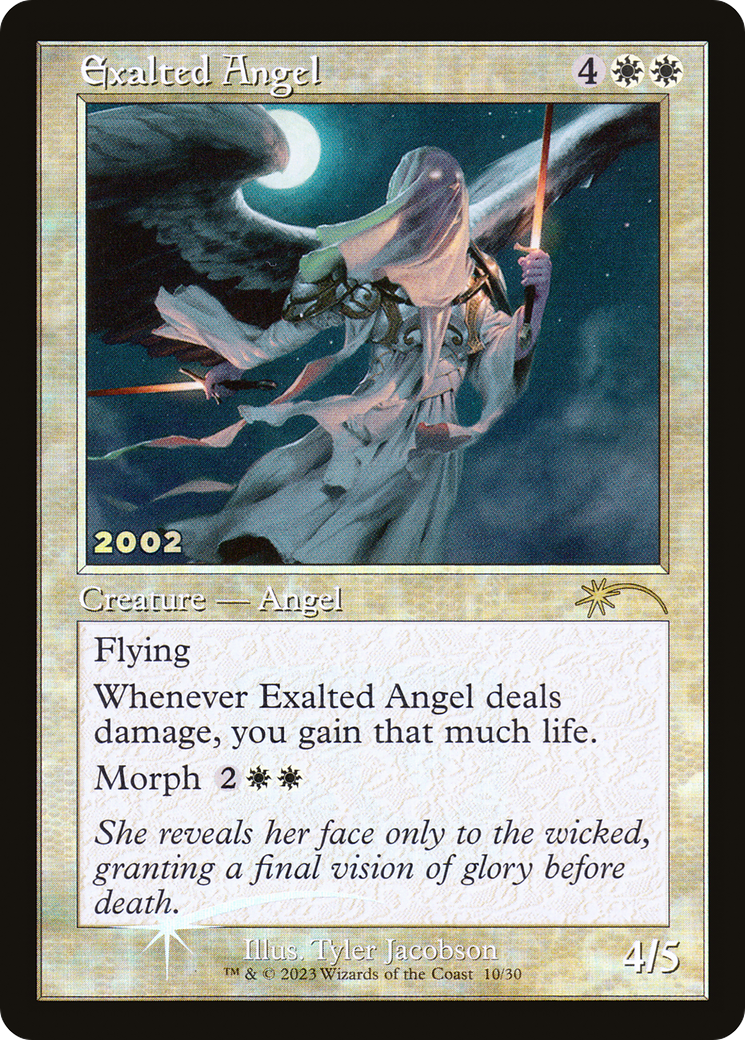 Image of Exalted Angel (30A-P-010) - 30th Anniversary Play Promos Foil