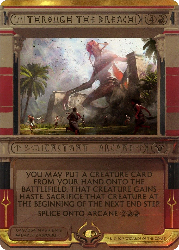 Image of Through the Breach (MPS2-049) - Amonkhet Invocations (Borderless) Foil