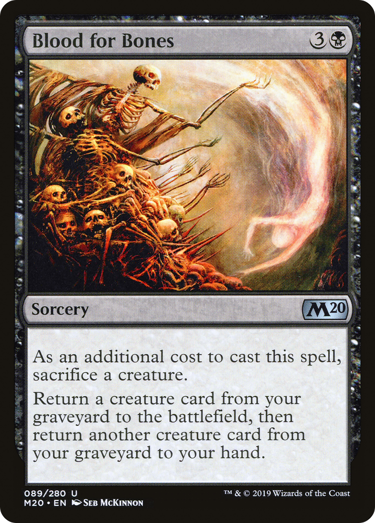 Image of Blood for Bones (M20-089) - Core Set 2020 Foil