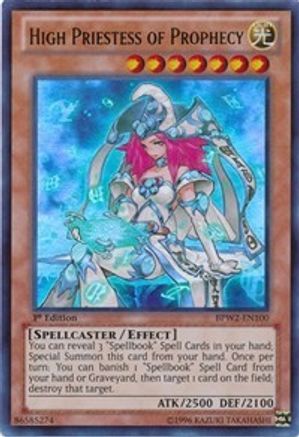 Image of High Priestess of Prophecy (BPW2-EN100) - Battle Pack 2: War of the Giants Round 2 1st Edition