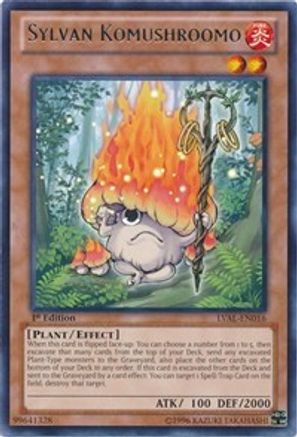 Image of Sylvan Komushroomo (LVAL-EN016) - Legacy of the Valiant 1st Edition