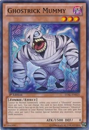 Image of Ghostrick Mummy (LVAL-EN025) - Legacy of the Valiant Unlimited