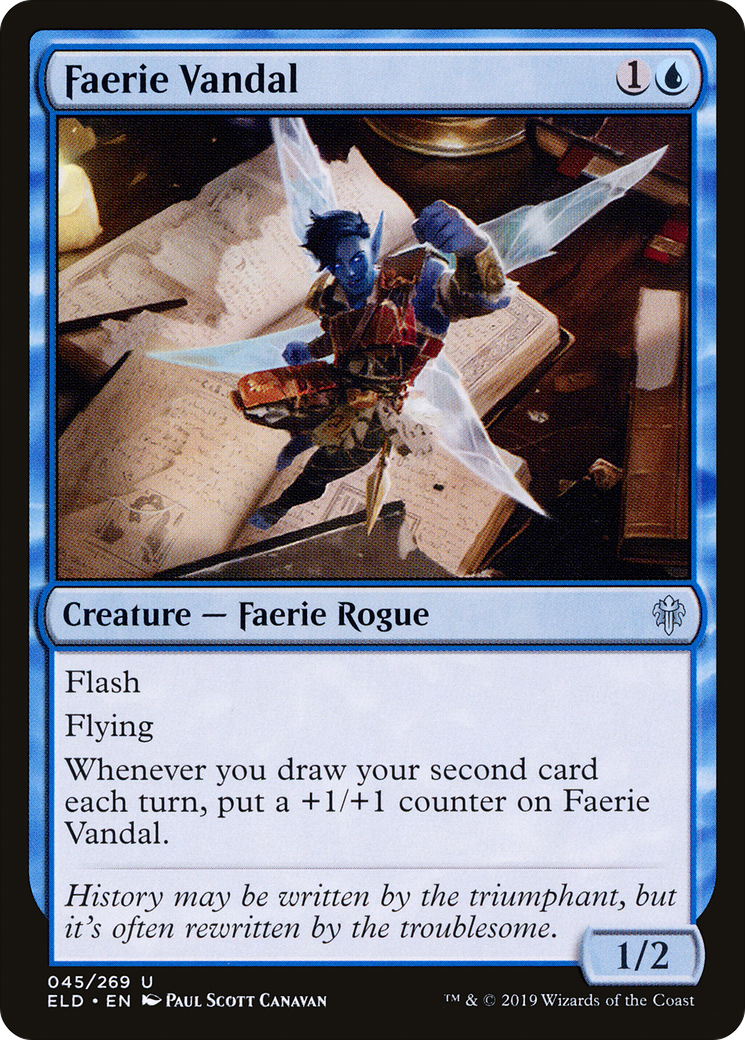 Image of Faerie Vandal (ELD-045) - Throne of Eldraine