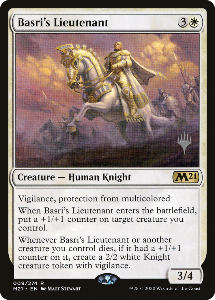 Image of Basri's Lieutenant (PPM21-09P) - Core Set 2021 Promos Foil