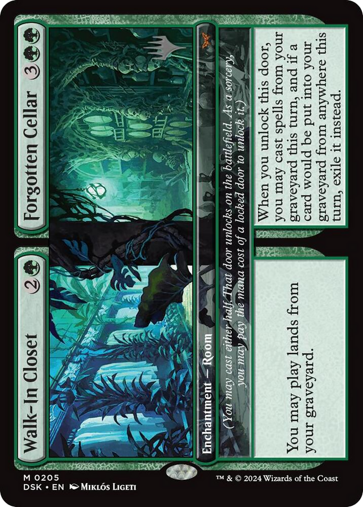 Image of Walk-In Closet // Forgotten Cellar (PPDSK-205) - Duskmourn: House of Horror Promos Foil