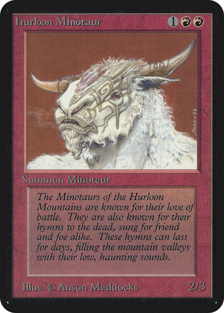 Image of Hurloon Minotaur (LEA-) - Limited Edition Alpha