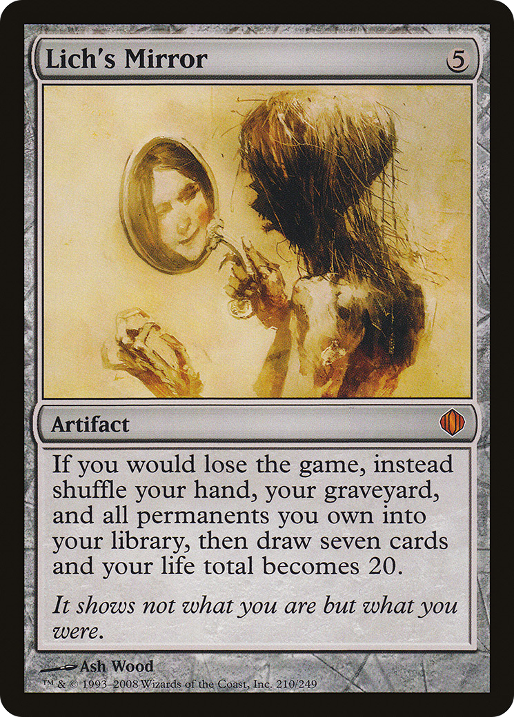 Image of Lich's Mirror (ALA-210) - Shards of Alara Foil