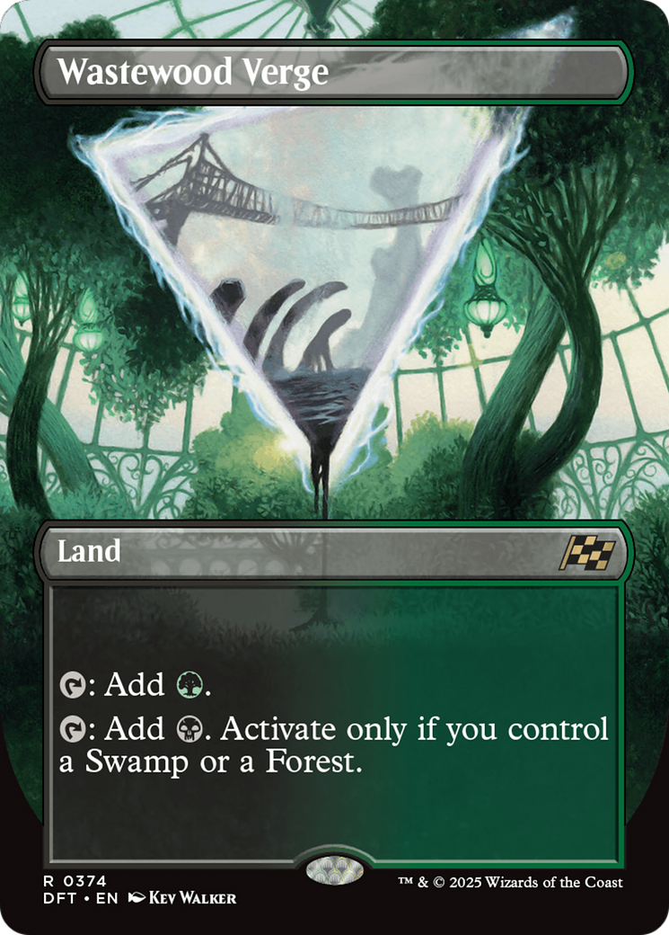 Image of Wastewood Verge (Borderless) (DFT-374) - Aetherdrift (Borderless)