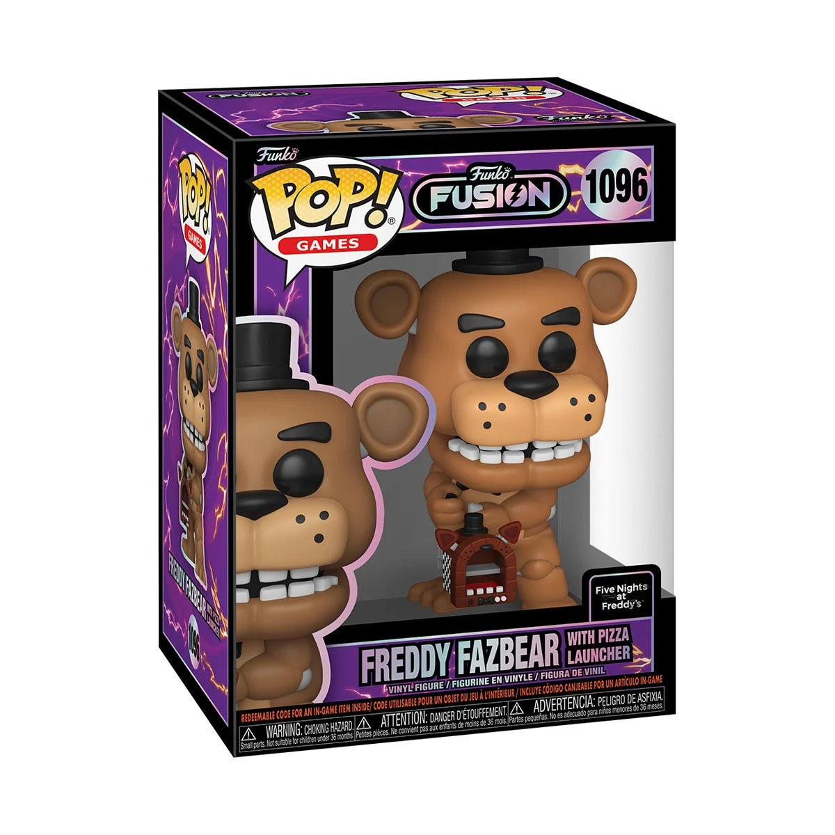 Image of Funko Fusion Five Nights at Freddy's Freddy Fazbear with Pizza Launcher Funko Pop! Vinyl Figure #1096