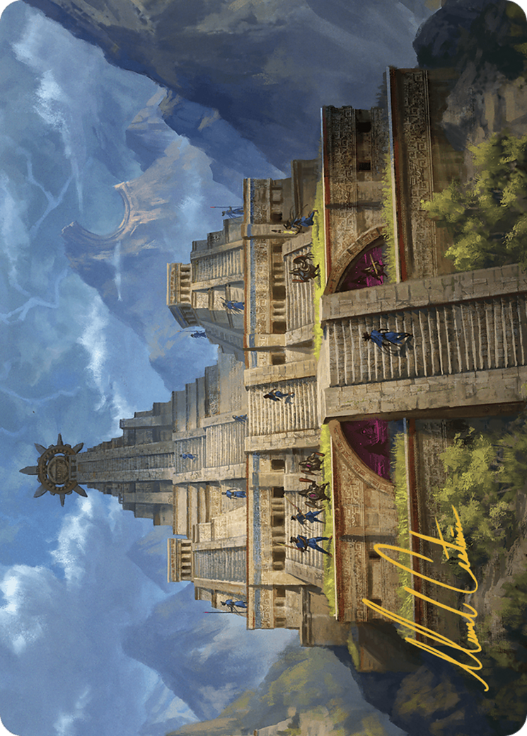 Image of Barracks of the Thousand // Barracks of the Thousand (ALCI-006) - The Lost Caverns of Ixalan Art Series (Borderless) Foil