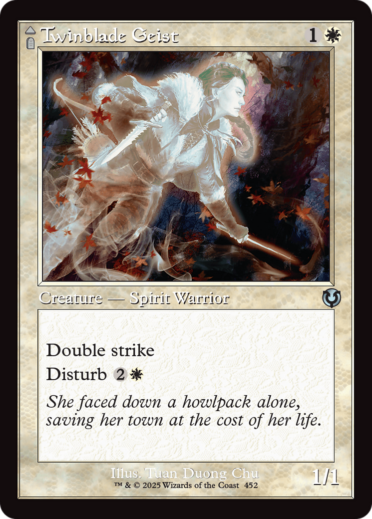 Image of Twinblade Geist (Retro Frame) (INR-452) - Innistrad Remastered