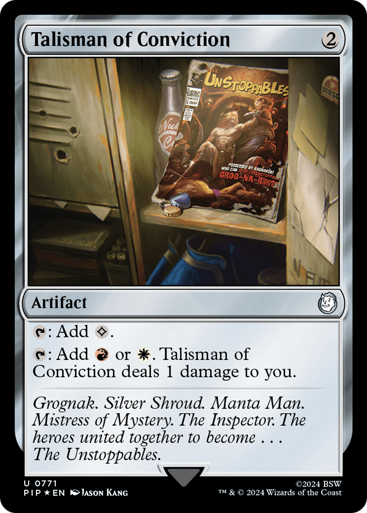 Image of Talisman of Conviction (Surge Foil) (PIP-771) - Fallout Foil