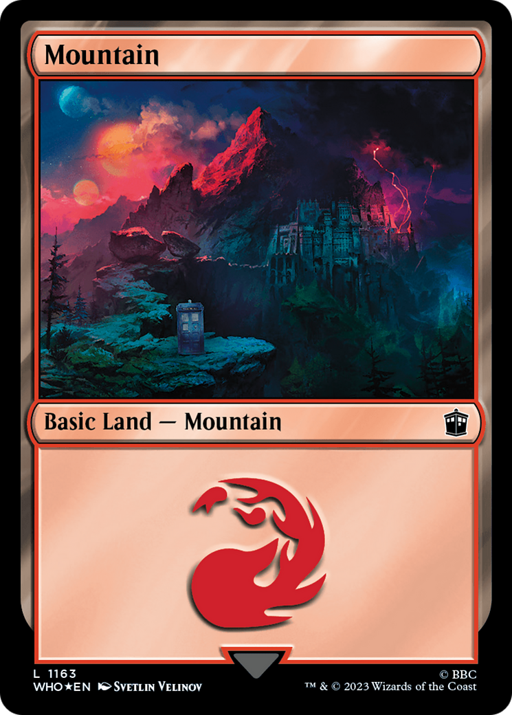Image of Mountain (1163) (Surge Foil) (WHO-1163) - Doctor Who Foil