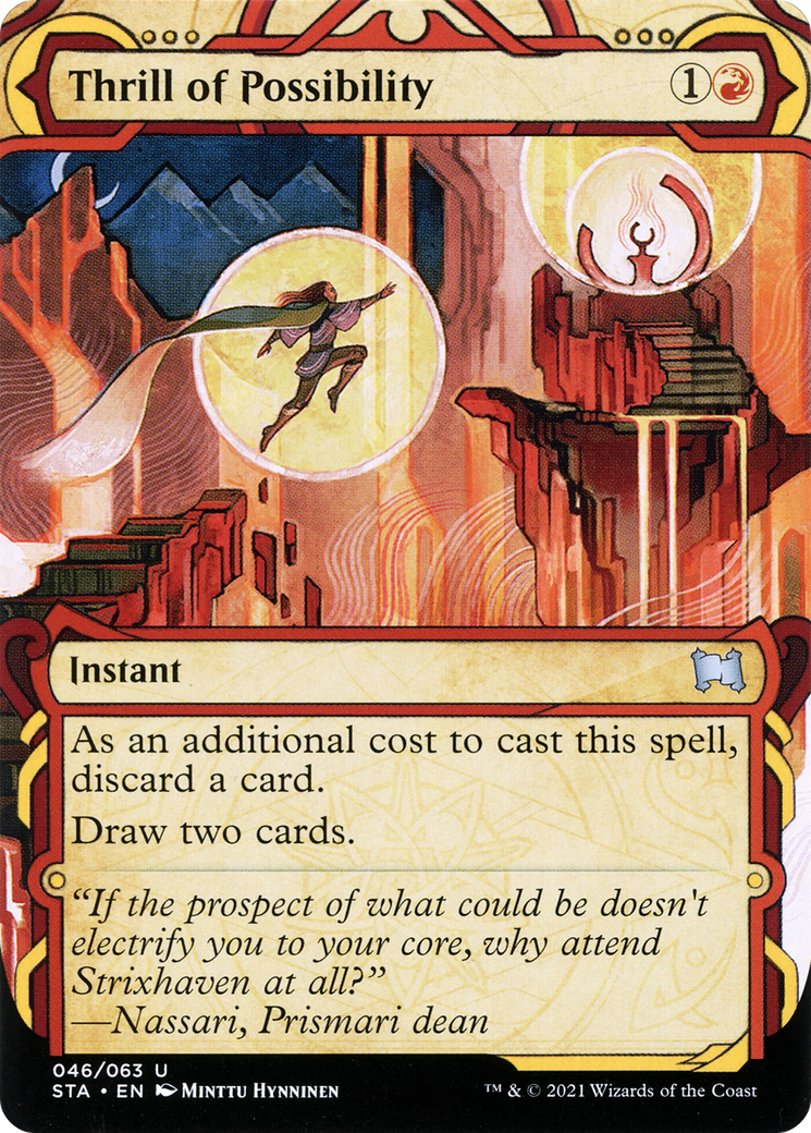 Image of Thrill of Possibility (STA-046) - Strixhaven Mystical Archive: (Showcase) (Borderless)