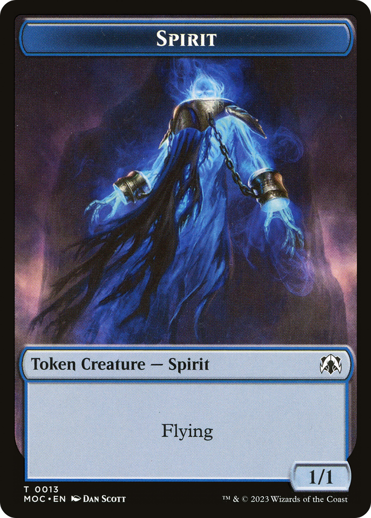 Image of Spirit (TMOC-013) - March of the Machine Commander Tokens