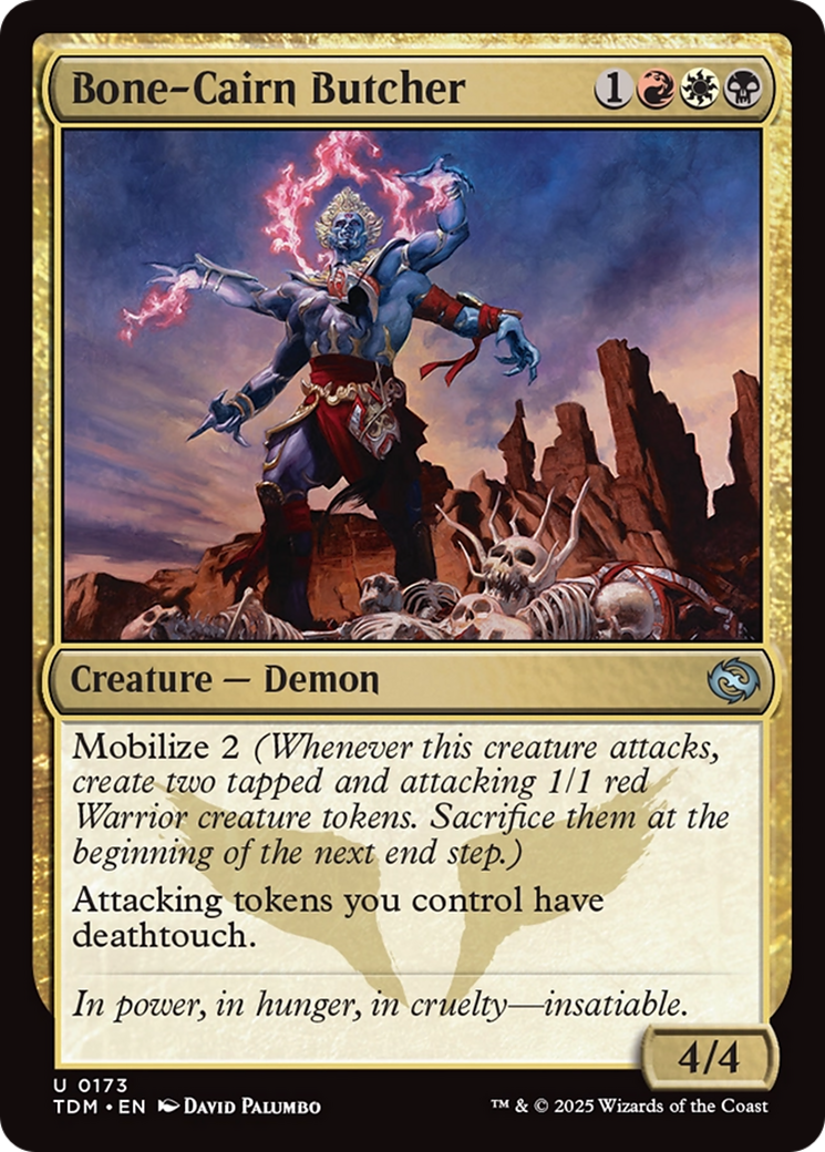Image of Bone-Cairn Butcher (TDM-173) - Tarkir: Dragonstorm